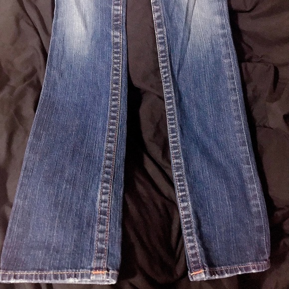 True Religion Billy Distressed Straight Jeans 23 - Picture 4 of 5
